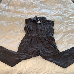 Stylish Women's Charcoal Jumpsuit